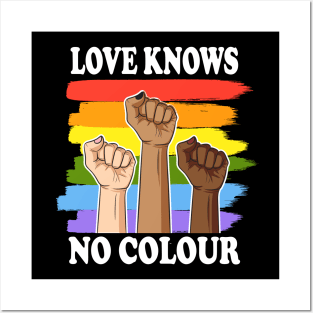 Love knows no colour Posters and Art